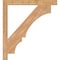 Ekena Millwork Balboa Block Smooth Bracket, Western Red Cedar, 3 1/2"W x 40"D x 44"H BKT04X40X44BOA05SWR - alternate 2